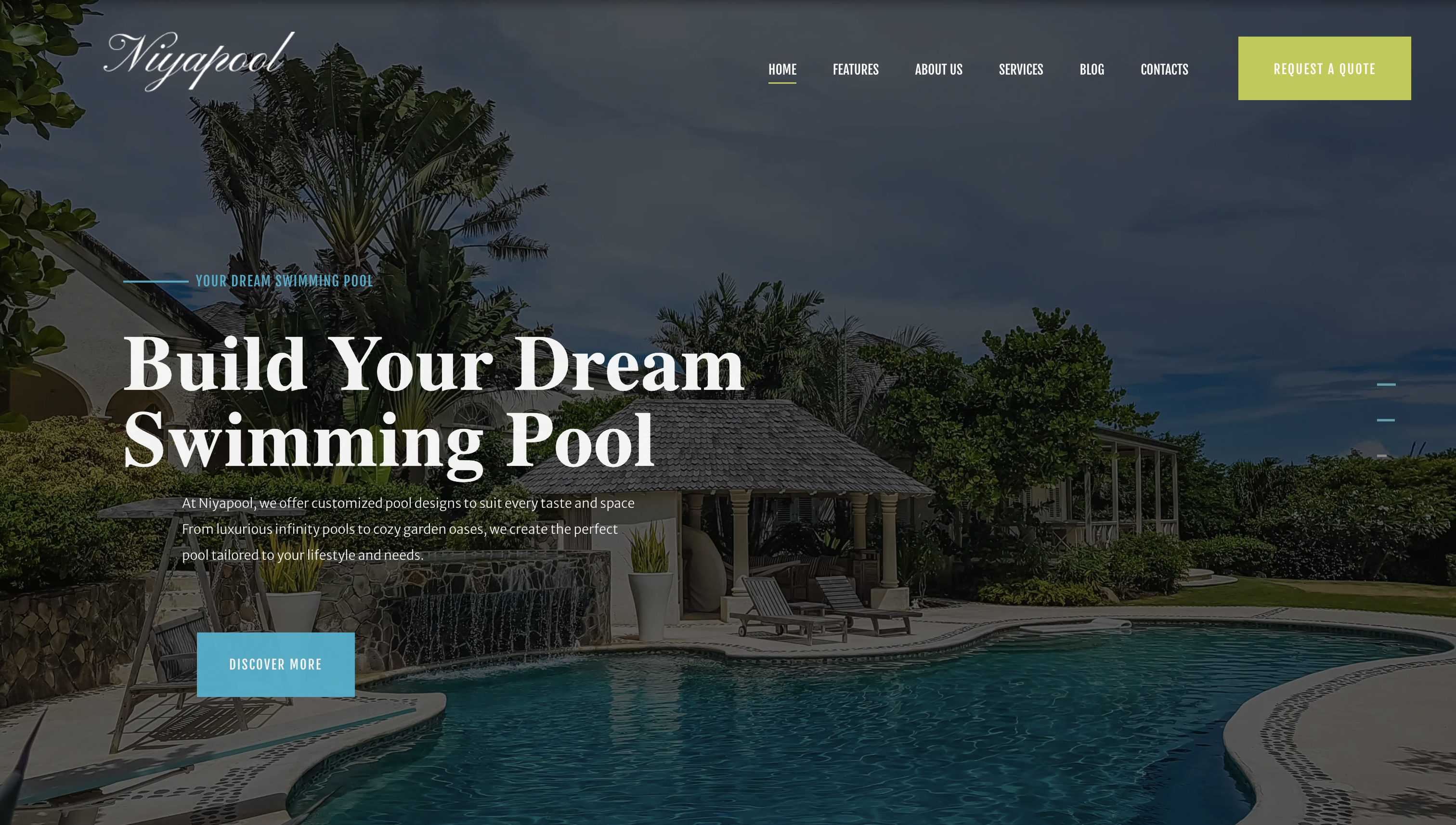 Niya Pools - Corporate Website