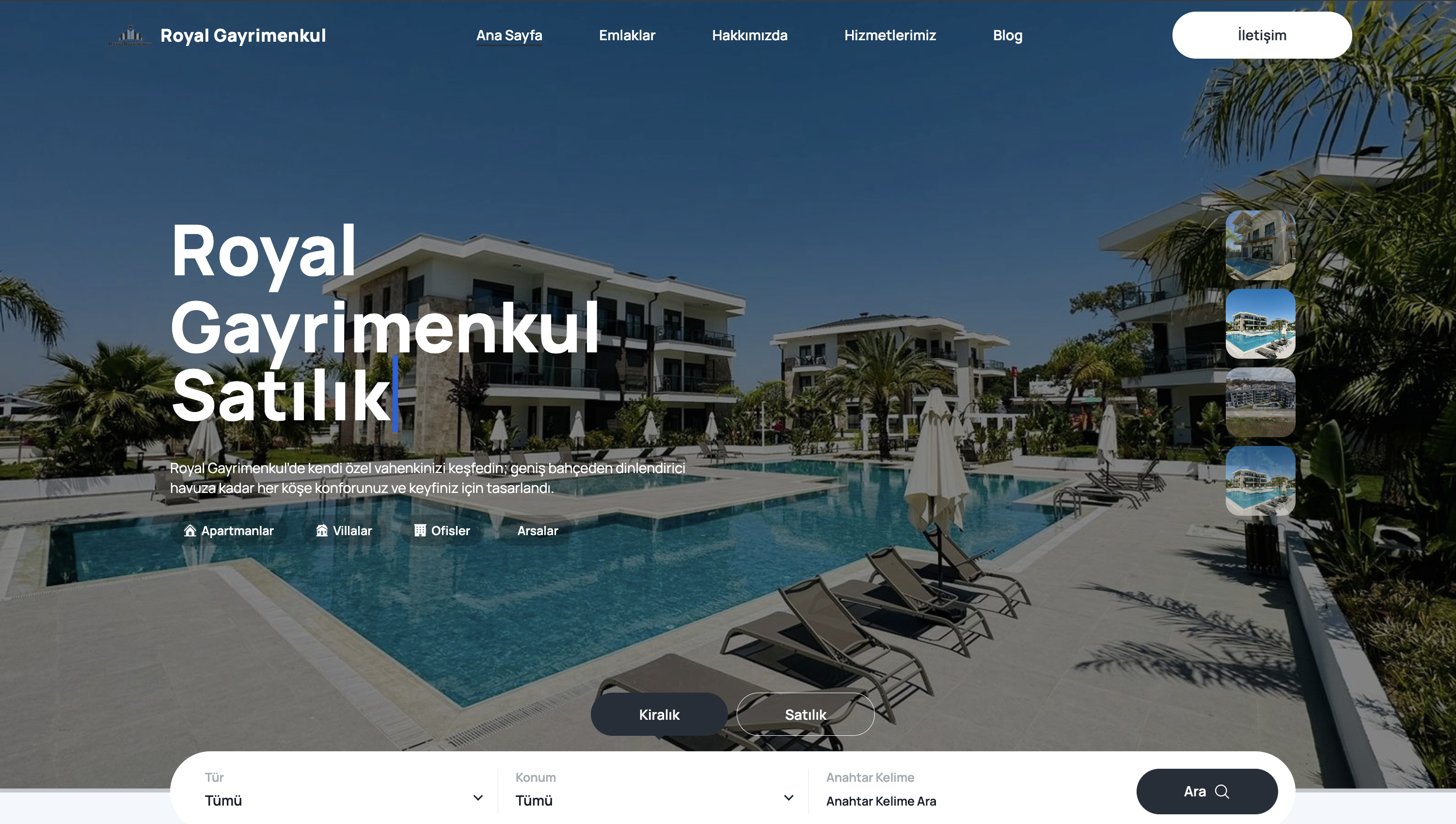 Royal Real Estate - Modern Real Estate Platform